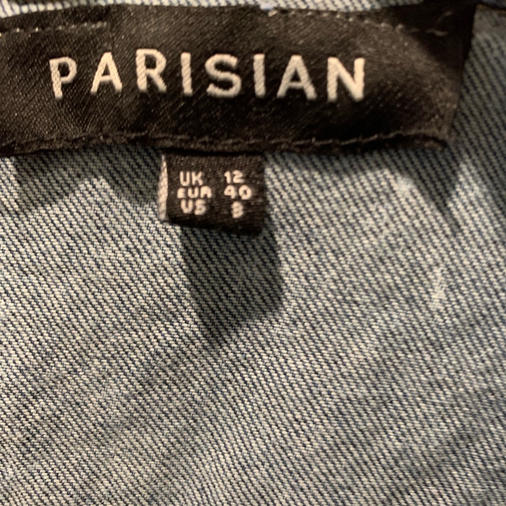 Denim Jacket Parisian Puff Sleeve - Picture 4 of 4